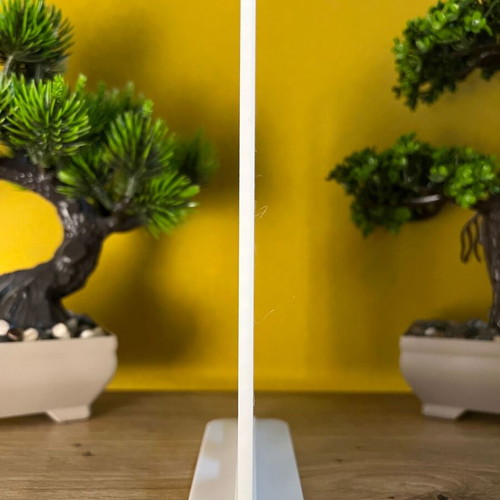 Geometric Low Poly Decorative Stand Goku & Chi-Chi White Edition new
