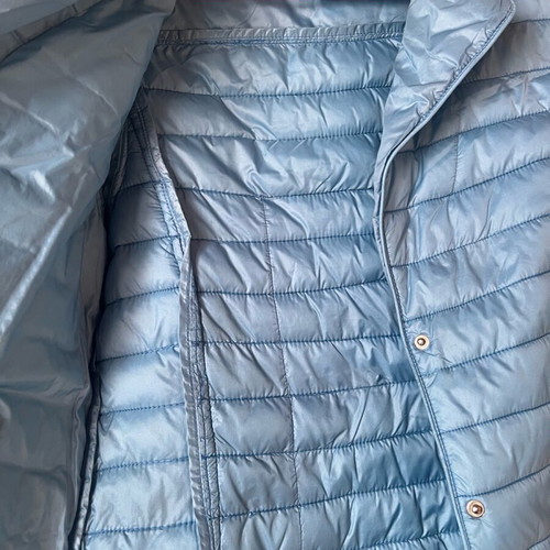 Blue down jacket Medium used