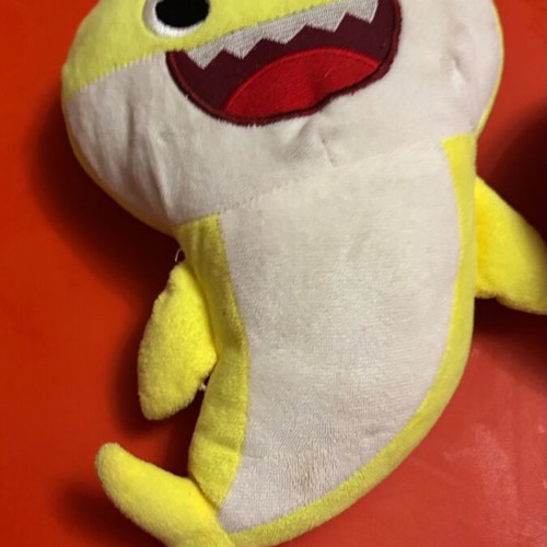 Baby Shark plush toy used, battery operated singing