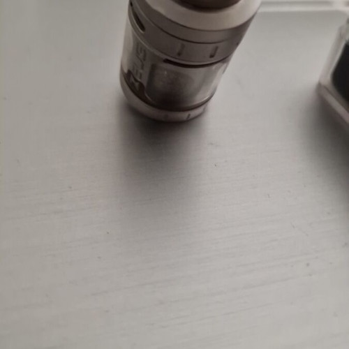 GeekVape Zeus Dual RTA used, stainless steel rebuildable atomizer