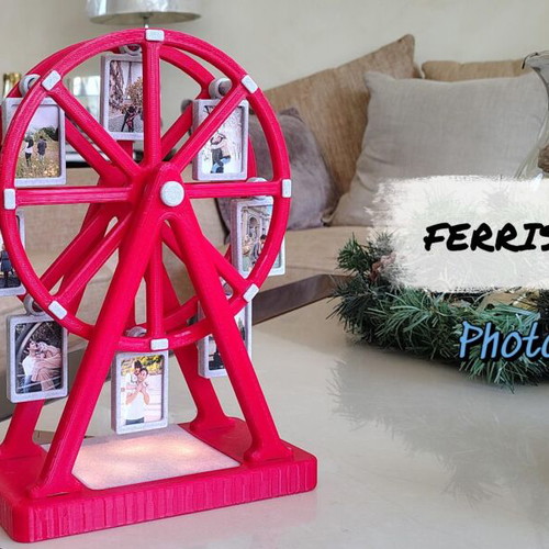 Photo Ferris Wheel frame like new with lighting for 8 photos