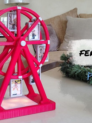 Photo Ferris Wheel frame like new with lighting for 8 photos