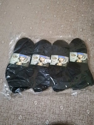 Isothermal men's socks new, pack of 12, black