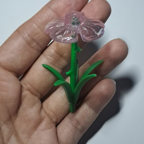 Playmobil large flower used, 6.5 cm