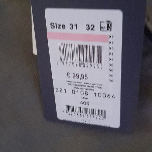 Marc O' Polo pants new khaki 31/32 shaped fit