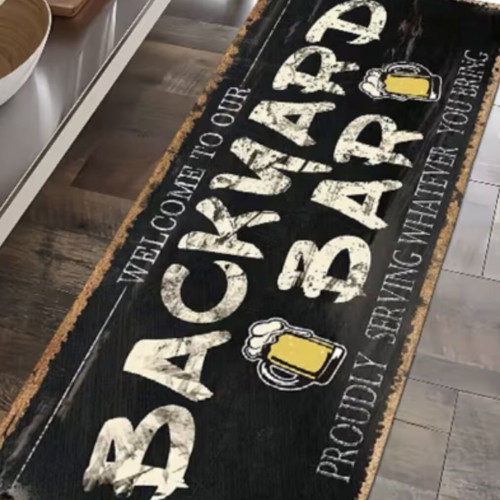 Backyard Bar kitchen rug 40×120 cm, new