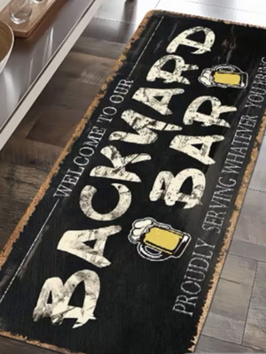 Backyard Bar kitchen rug 40×120 cm, new