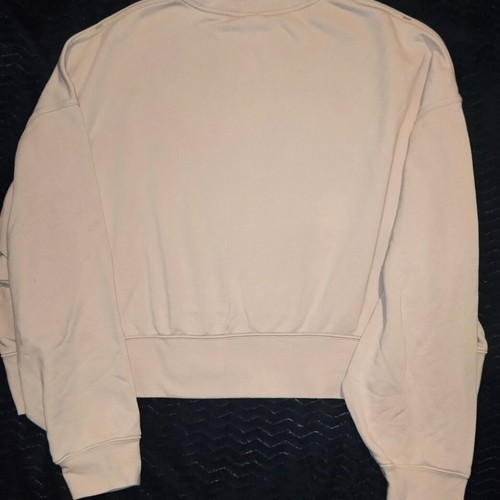 Nike Oversized Crop Top Sweatshirt σαν καινούργιο, μπεζ ροζ, XL