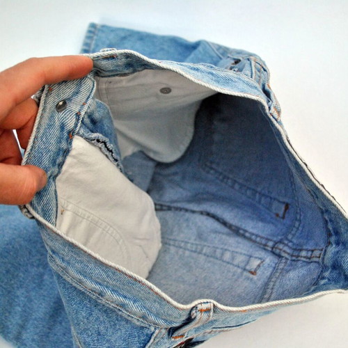 Fiorucci Denim Mini Skirt used, blue Y2K size 29
