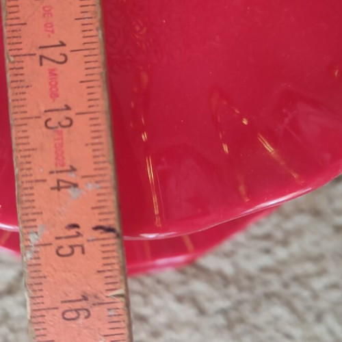 Red storage stand like new