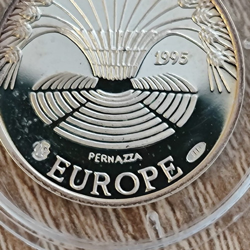 Silver Medal Europe 1995 Pernazza Proof new