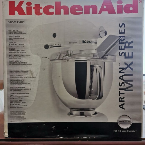 KitchenAid Artisan 5KSM150PS mixer set with fruit juicer and cutter new