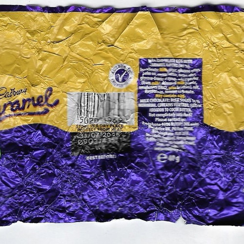 Cadbury wrappers used, pack of 10 for collectors