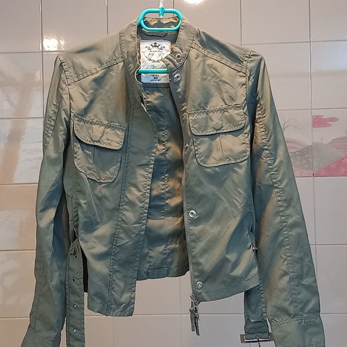 Playlife jacket used, size S, olive color