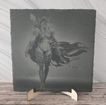 Engraved volcanic plaque Sylvanas Windrunner new