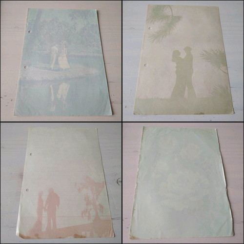 Vintage stationery collection pack used