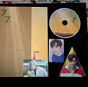 Got7 "Seven for Seven" album, 3 photocards, photo book, CD