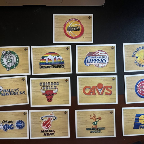 Upper Deck Premier NBA Euro Edition 1991-1992 Team Logo Cards like new