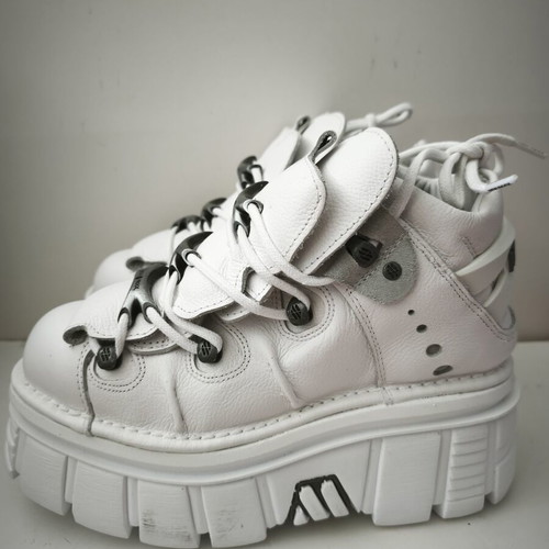 New Rock Napa Blanca Tower Blanco E14+Lateral ankle boots size 41 new
