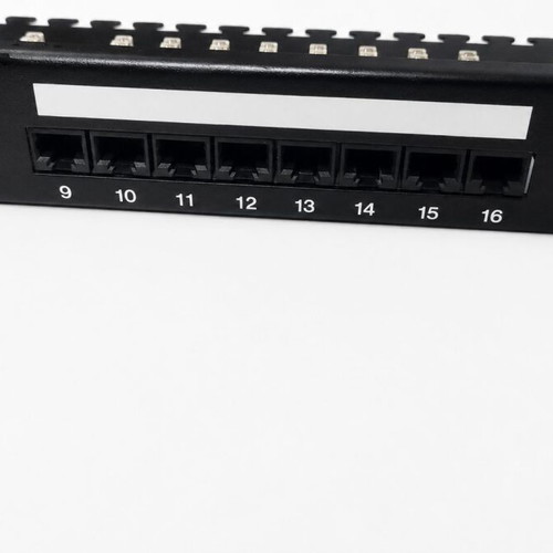 Rw Data 24-Port Cat5e Patch Panel used for 19” rack
