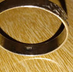 Silver carved ring 925, size 58
