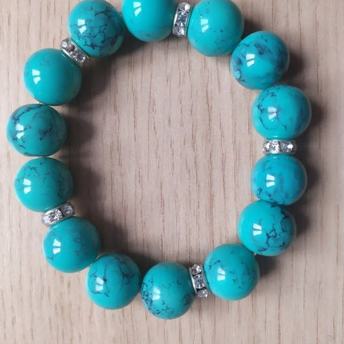 Turquoise summer bracelets, pack of 2