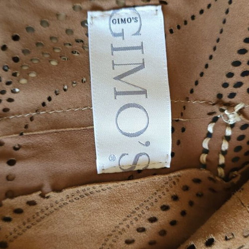 GIMO’S Lacy Suede Leather Jacket Tabac like new
