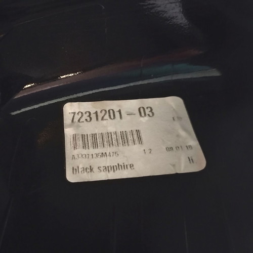 BMW black genuine mirror covers Series 5 F10 F11 F18 2011-2013 new