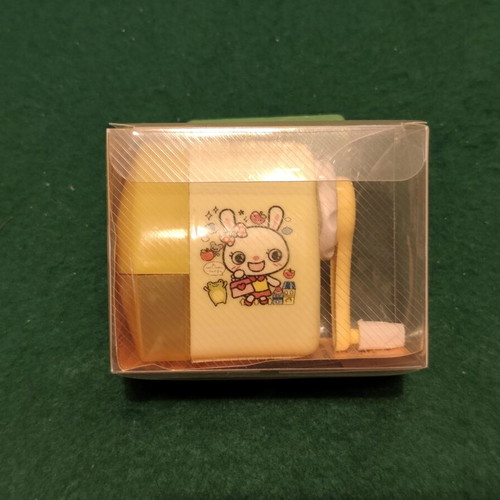 Children's Manual Desk Pencil Sharpener with Crank, Yellow