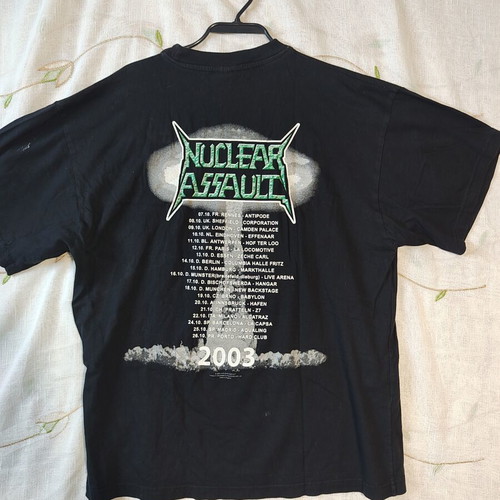 Nuclear Assault 2003 Tour Vintage T-shirt XL, Fiend