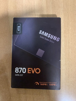 Samsung 870 EVO 4TB SSD new, sealed