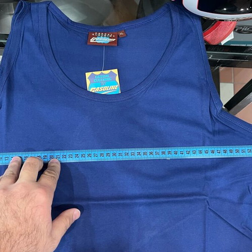 Blue sleeveless top XL new with tags