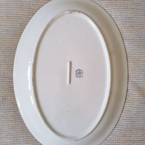 Candia set of 5 vintage large serving plates