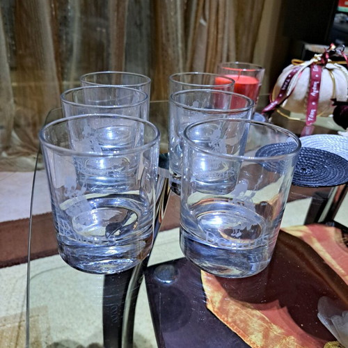 Dewar's whiskey glasses new, set of 6 pieces