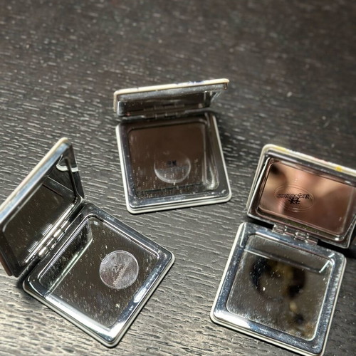 Compact mirrors new, set of three