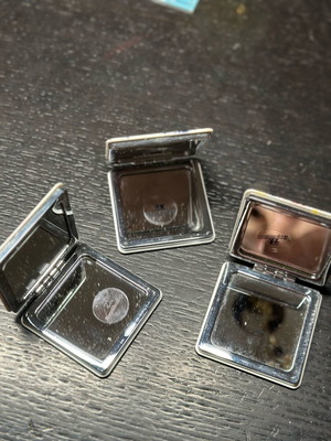 Compact mirrors new, set of three