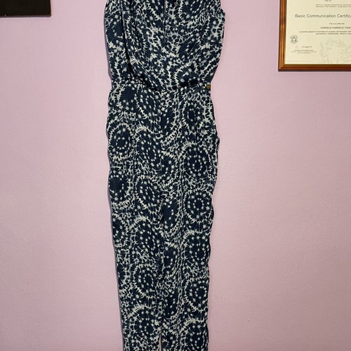 Pepe Jeans jumpsuit, white and blue, XS