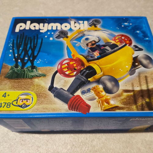 Playmobil 4478 deep water exploration submarine sealed, 2007