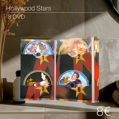 Hollywood Stars DVD like new, pack of 8