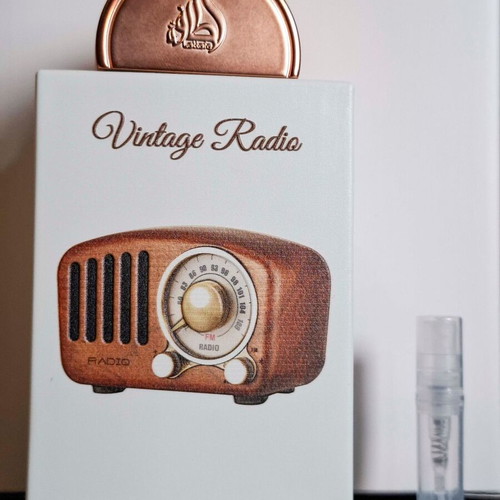 Lattafa Vintage Radio δείγμα 2ml κατόπιν παραγγελίας