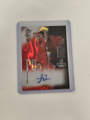 Yang Hansen Auto 22/25 Rookie Card Portland, like new
