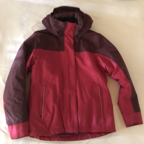 Jacket for girl 14-18 years like new, brown and red