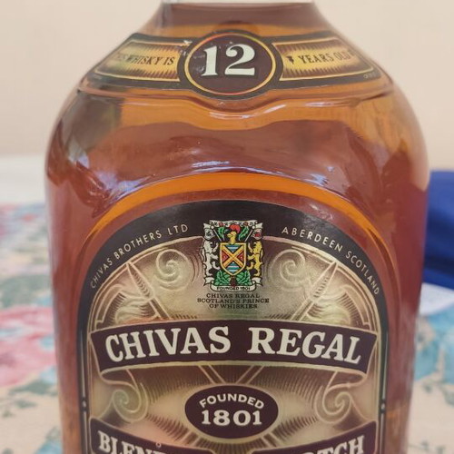 Chivas Regal Whisky 12 Years Old 43% sealed 1980-90
