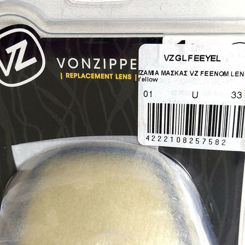 VonZipper Feenom Replacement Lens Yellow new