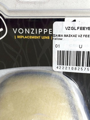 VonZipper Feenom Replacement Lens Yellow new
