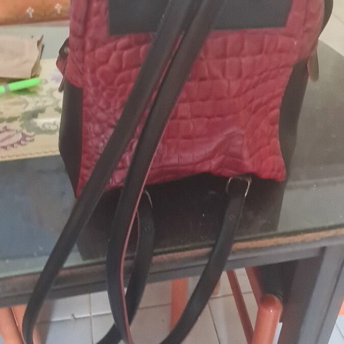 Backpack FRNC burgundy with black like new
