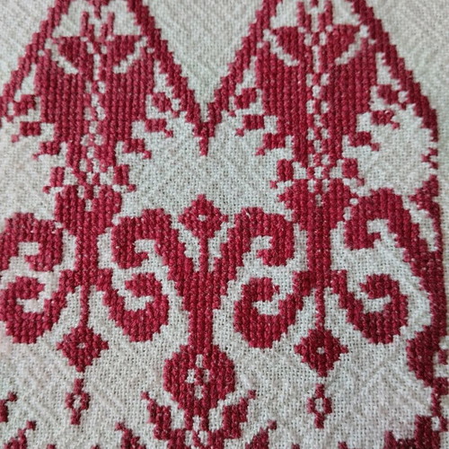 Table runner in koukoulari new, solid color 60x39 cm
