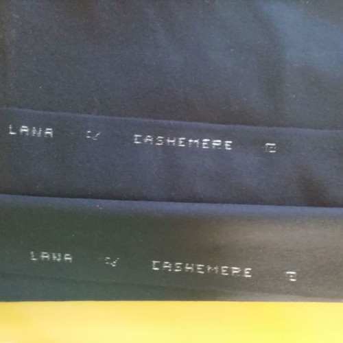 Cashmere wool fabric black, high quality