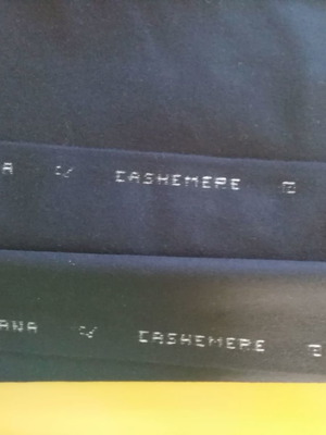 Cashmere wool fabric black, high quality