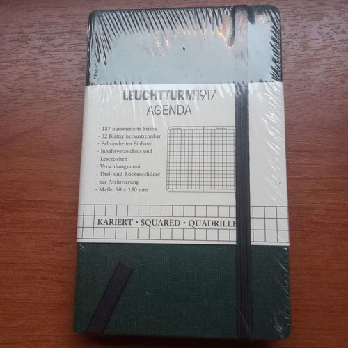 Leuchtturm 1917 Agenda new, squared, 1990s edition